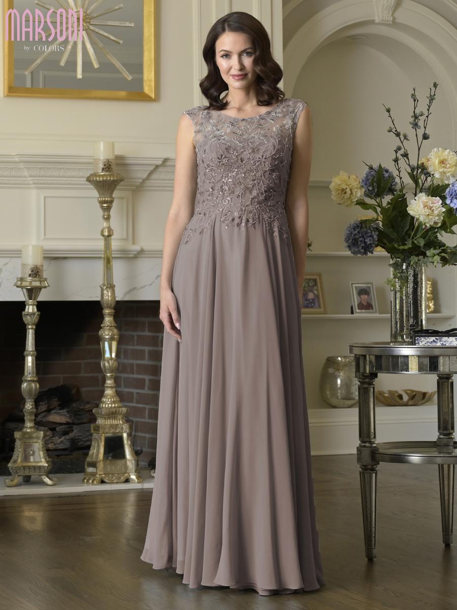 Marsoni by Colors Dress M340 - Taupe