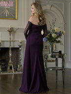 Marsoni by Colors Dress M344 - Eggplant