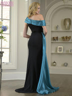 Marsoni by Colors Dress M346 - Black Teal