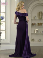 Marsoni by Colors Dress M346 - Eggplant
