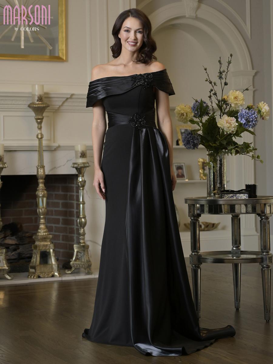 Marsoni by Colors Dress M347 - Black