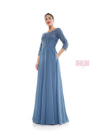Marsoni by Colors Dress MV1052 - Slate Blue
