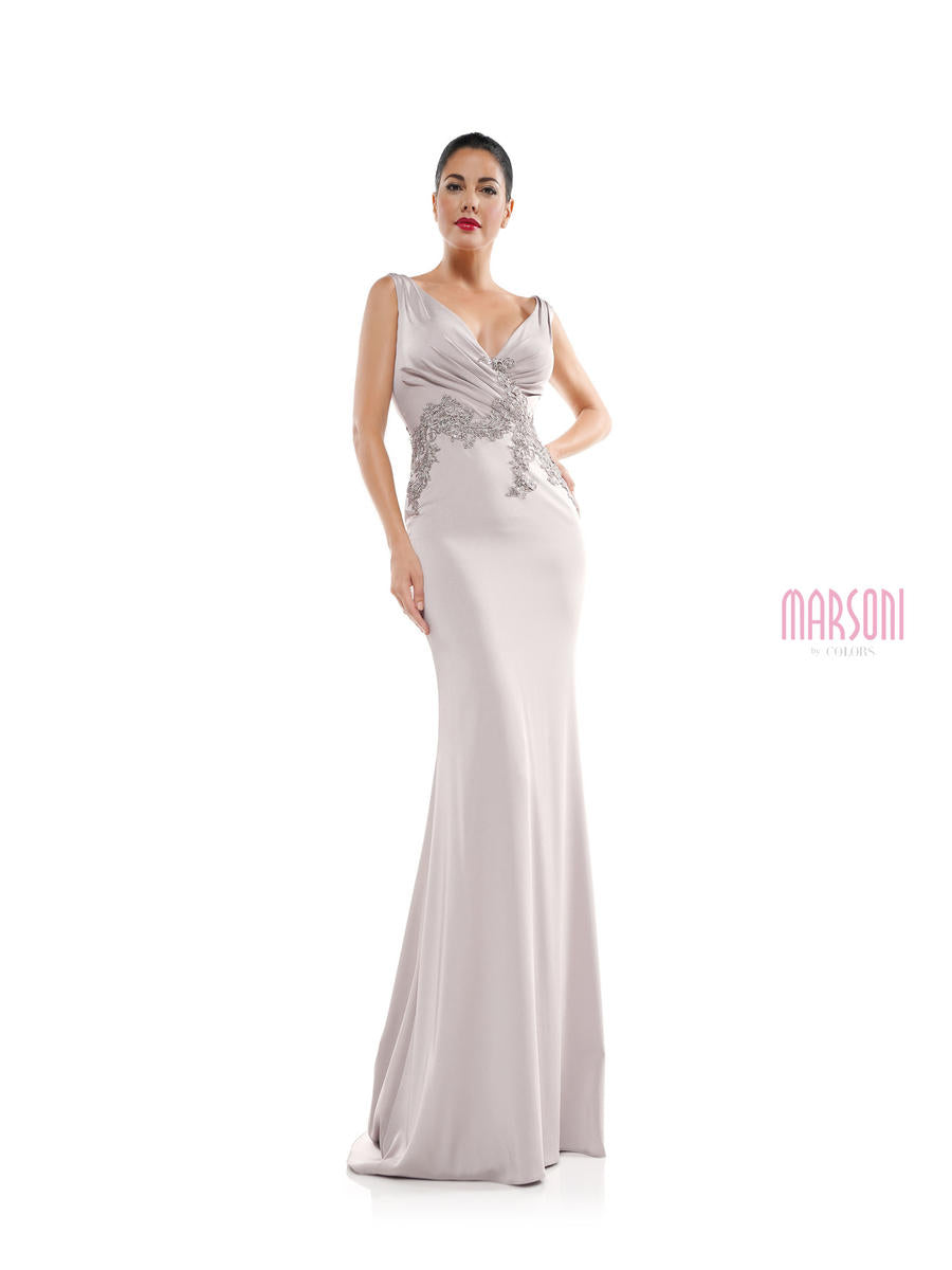 Marsoni by Colors Dress MV1054 - Dusty Rose