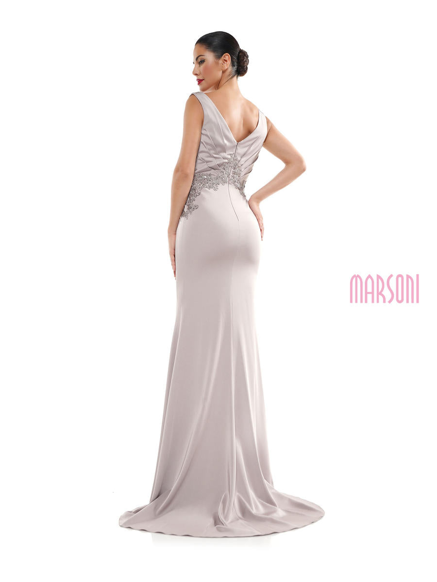 Marsoni by Colors Dress MV1054 - Dusty Rose