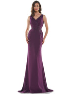 Marsoni by Colors Dress MV1054 - Eggplant