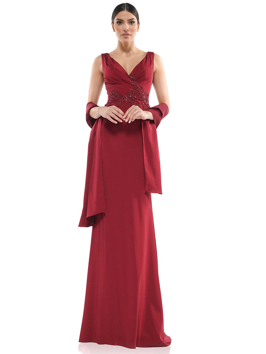 Marsoni by Colors Dress MV1054 - Wine
