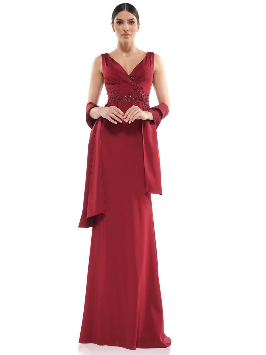 Marsoni by Colors Dress MV1054 - Wine