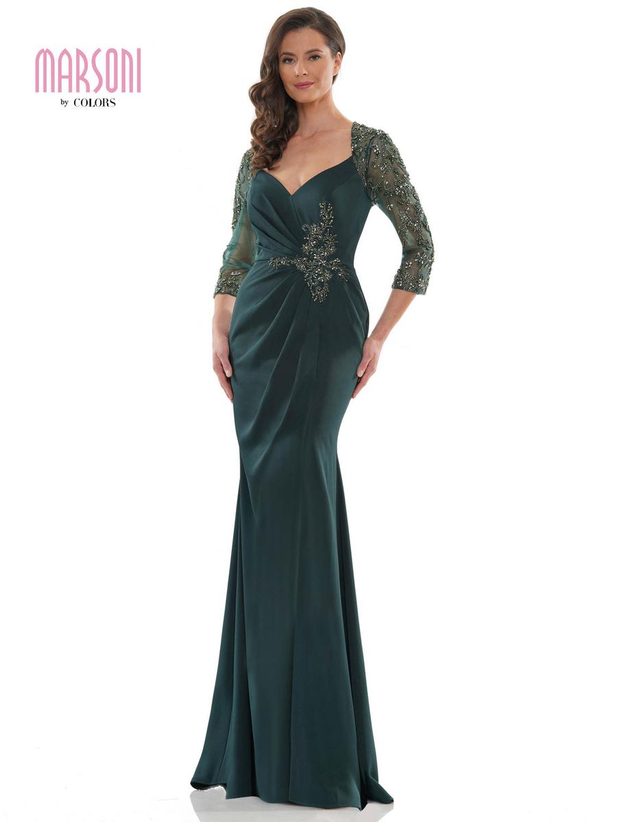Marsoni by Colors Dress MV1070 - Deep Green