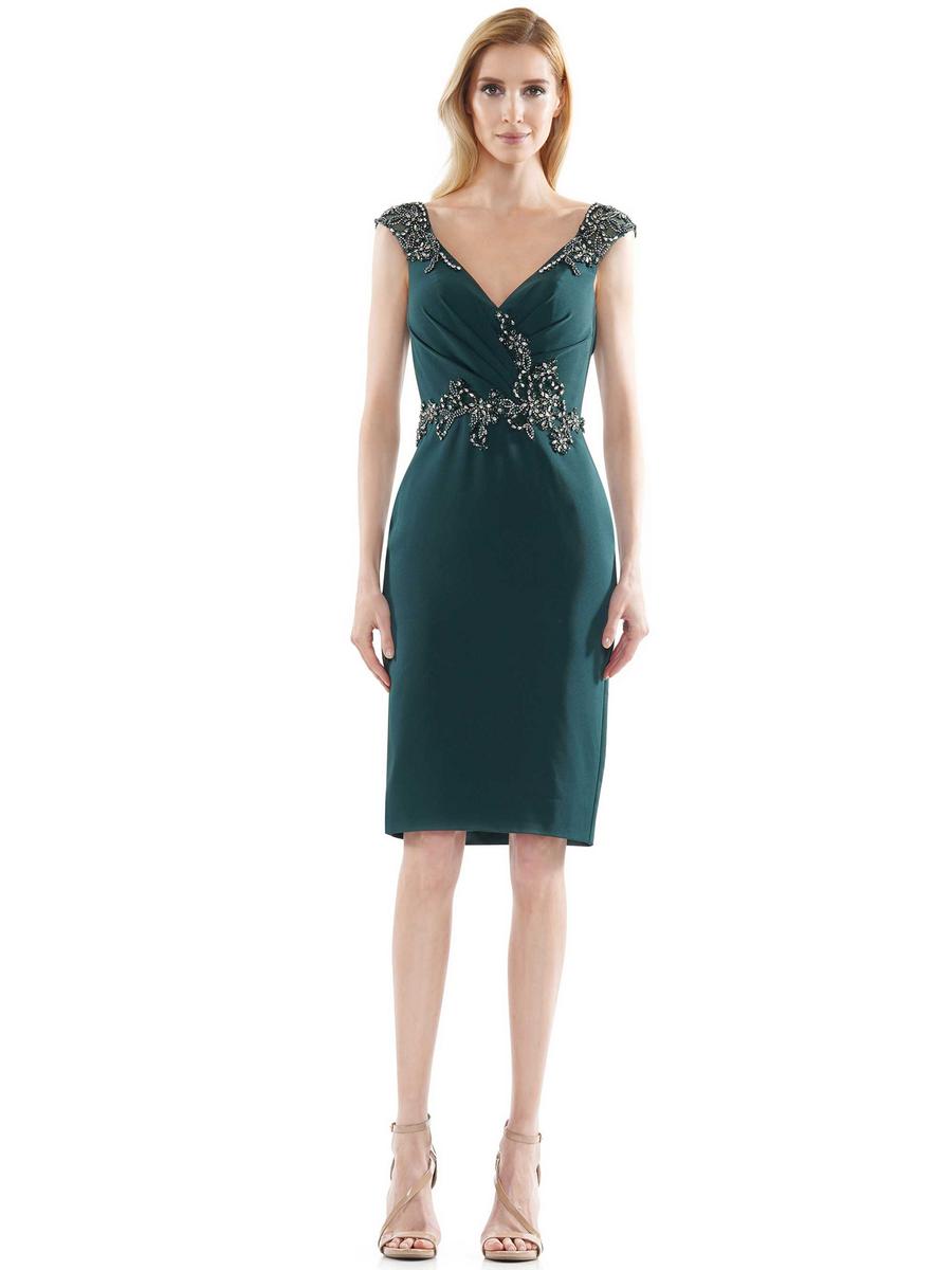 Marsoni by Colors Dress MV1107 - Forest Green