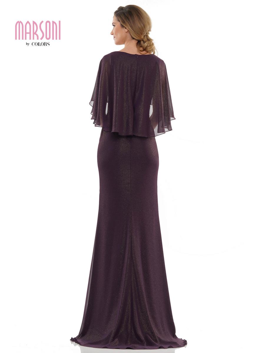 Marsoni by Colors Dress MV1130 - Eggplant