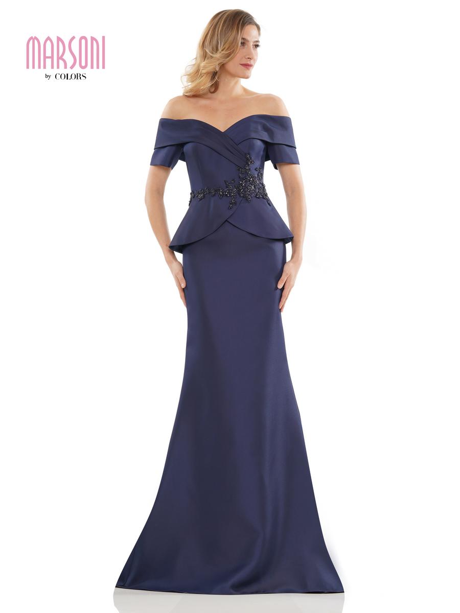 Marsoni by Colors Dress MV1144 - Navy