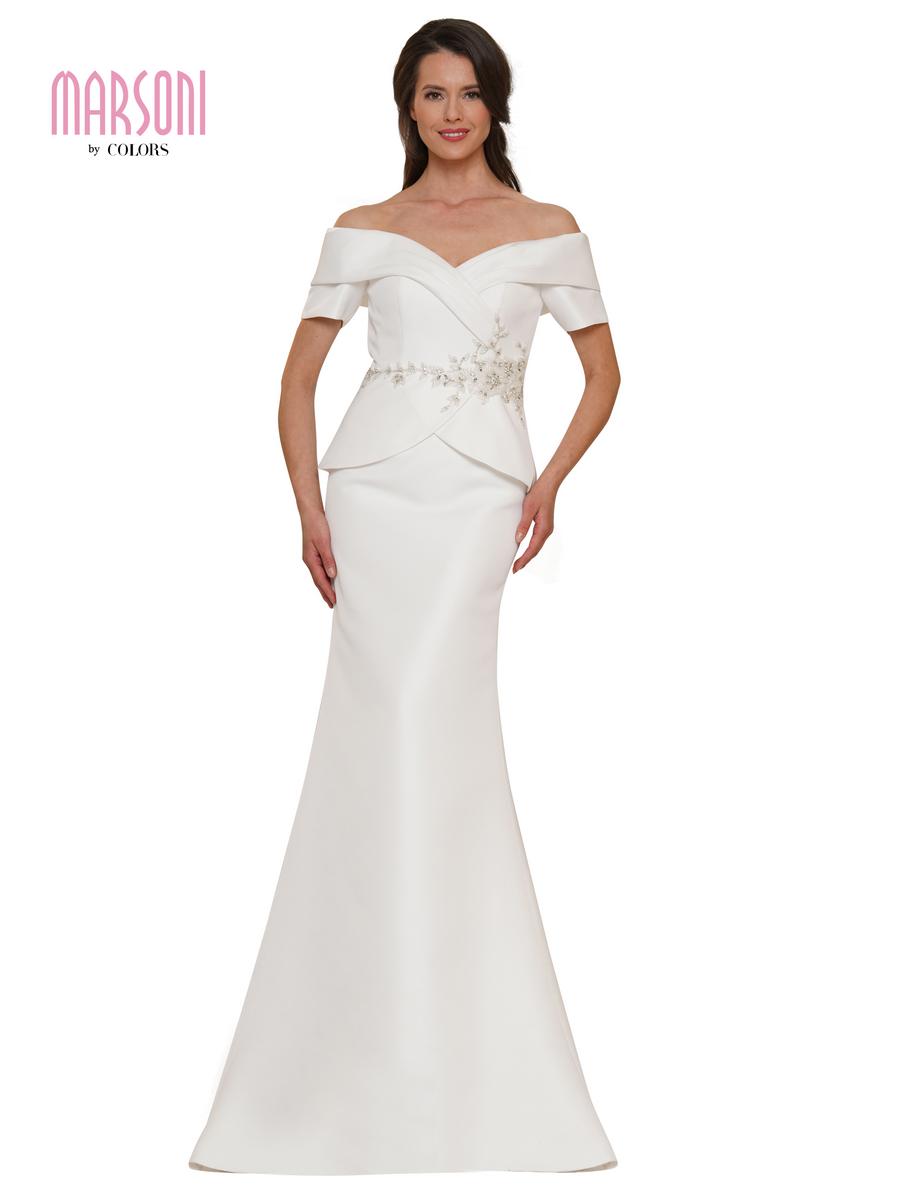 Marsoni by Colors Dress MV1144 - Off White