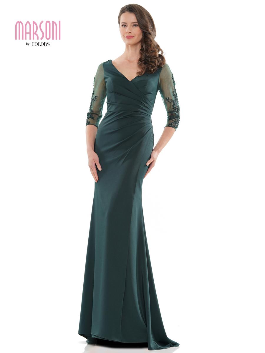 Marsoni by Colors Dress MV1146 - Deep Green