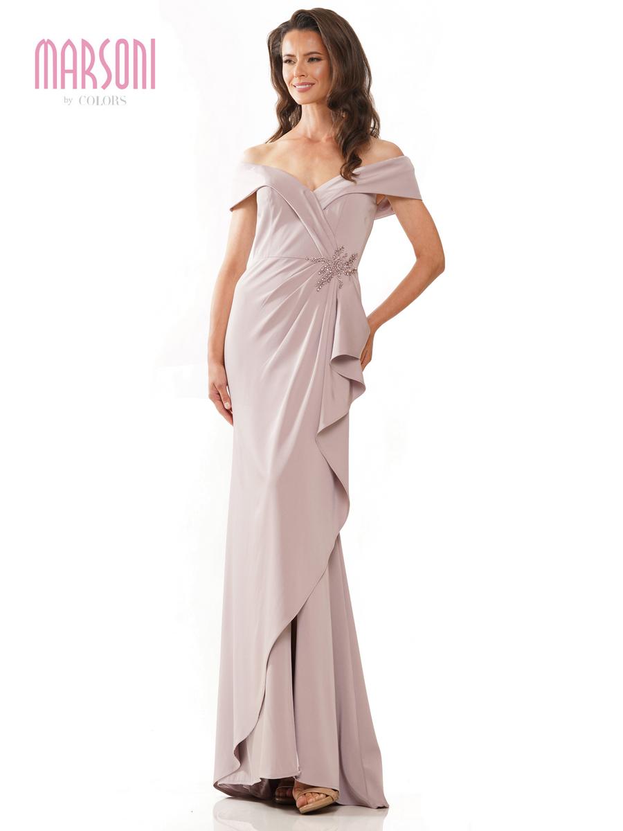 Marsoni by Colors Dress MV1180 - Dusty Rose