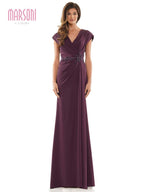 Marsoni by Colors Dress MV1226 - Eggplant