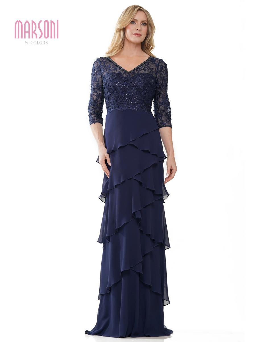 Marsoni by Colors Dress MV1244 - Navy