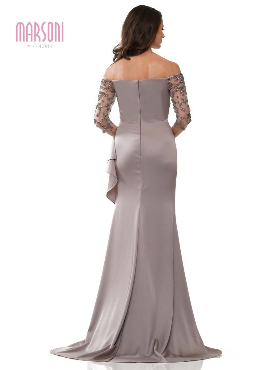 Marsoni by Colors Dress MV1254 - Taupe