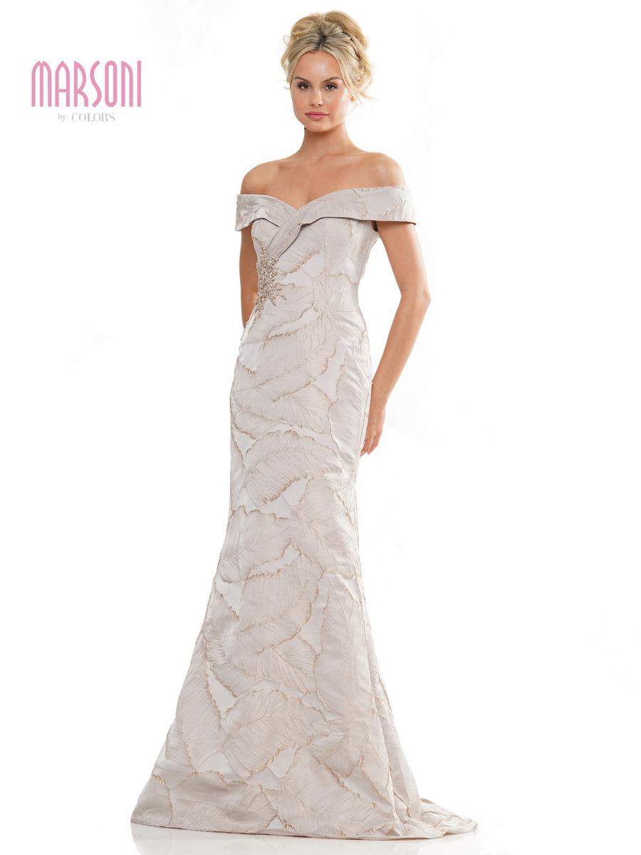 Marsoni by Colors Dress MV1266 - Taupe