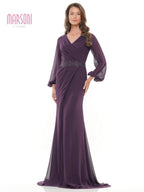 Marsoni by Colors Dress MV1273 - Eggplant