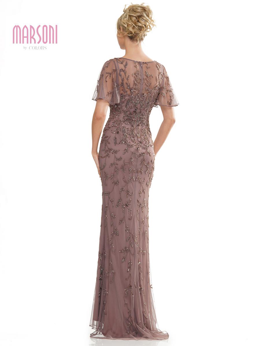 Marsoni by Colors Dress MV1281 - Dark Taupe