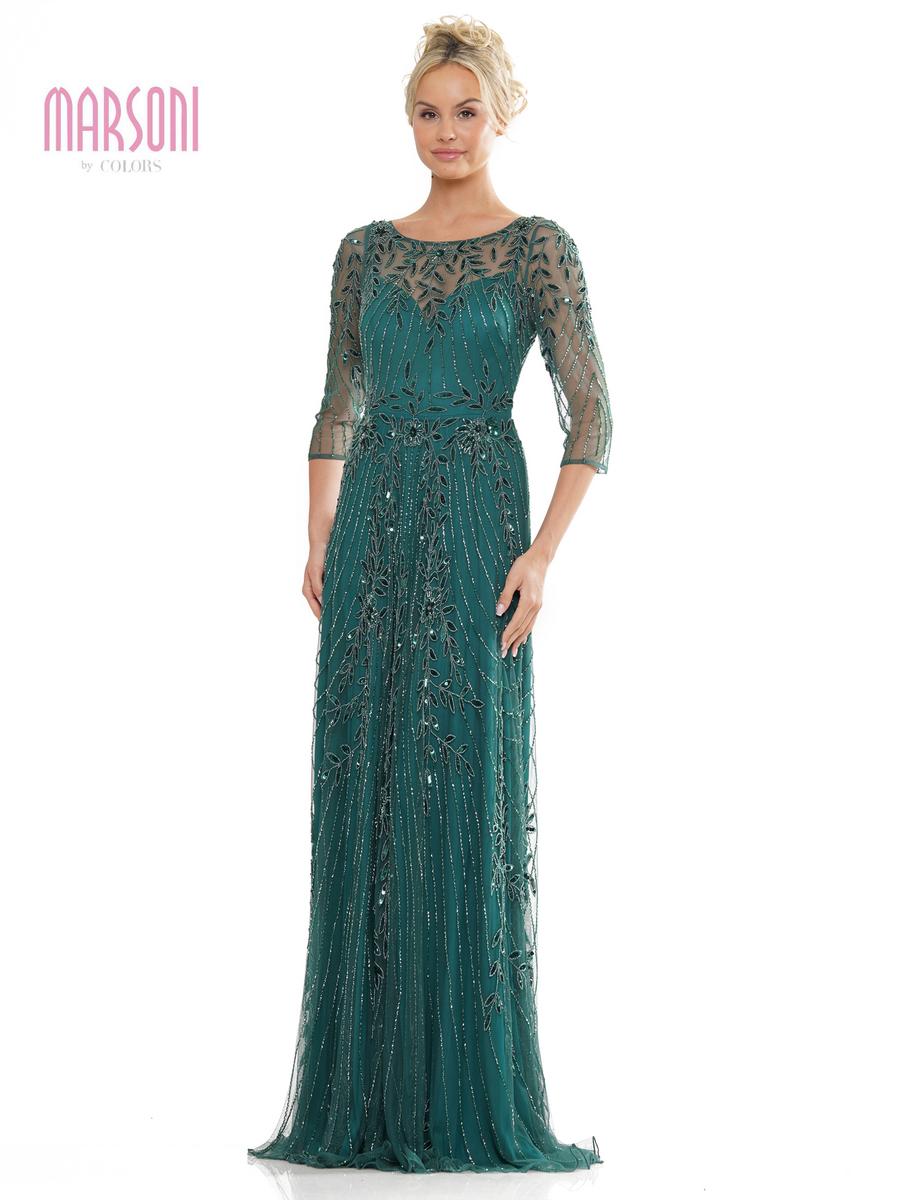 Marsoni by Colors Dress MV1283 - Deep Green