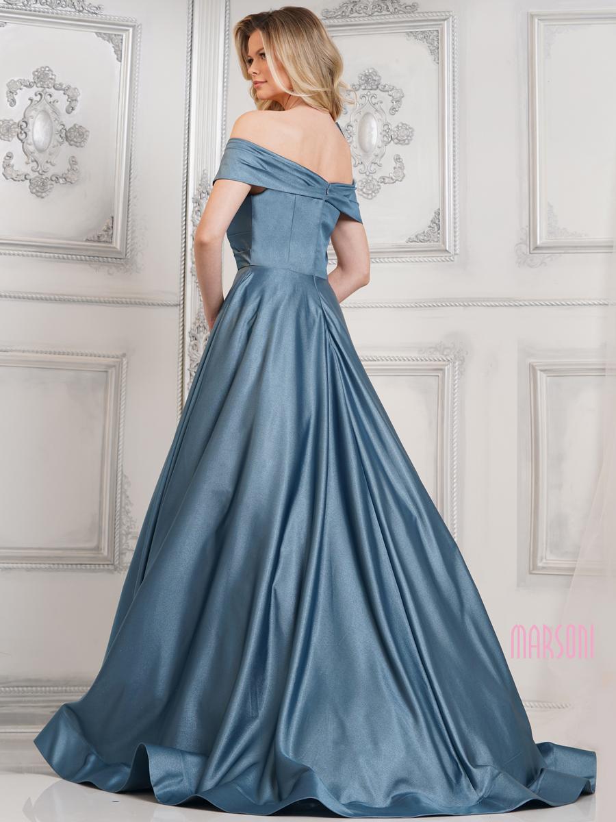 Marsoni by Colors Dress MV1288 - Slate Blue