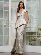 Marsoni by Colors Dress MV1300 - Green Gold