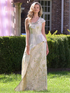 Marsoni by Colors Dress MV1300 - Green Gold