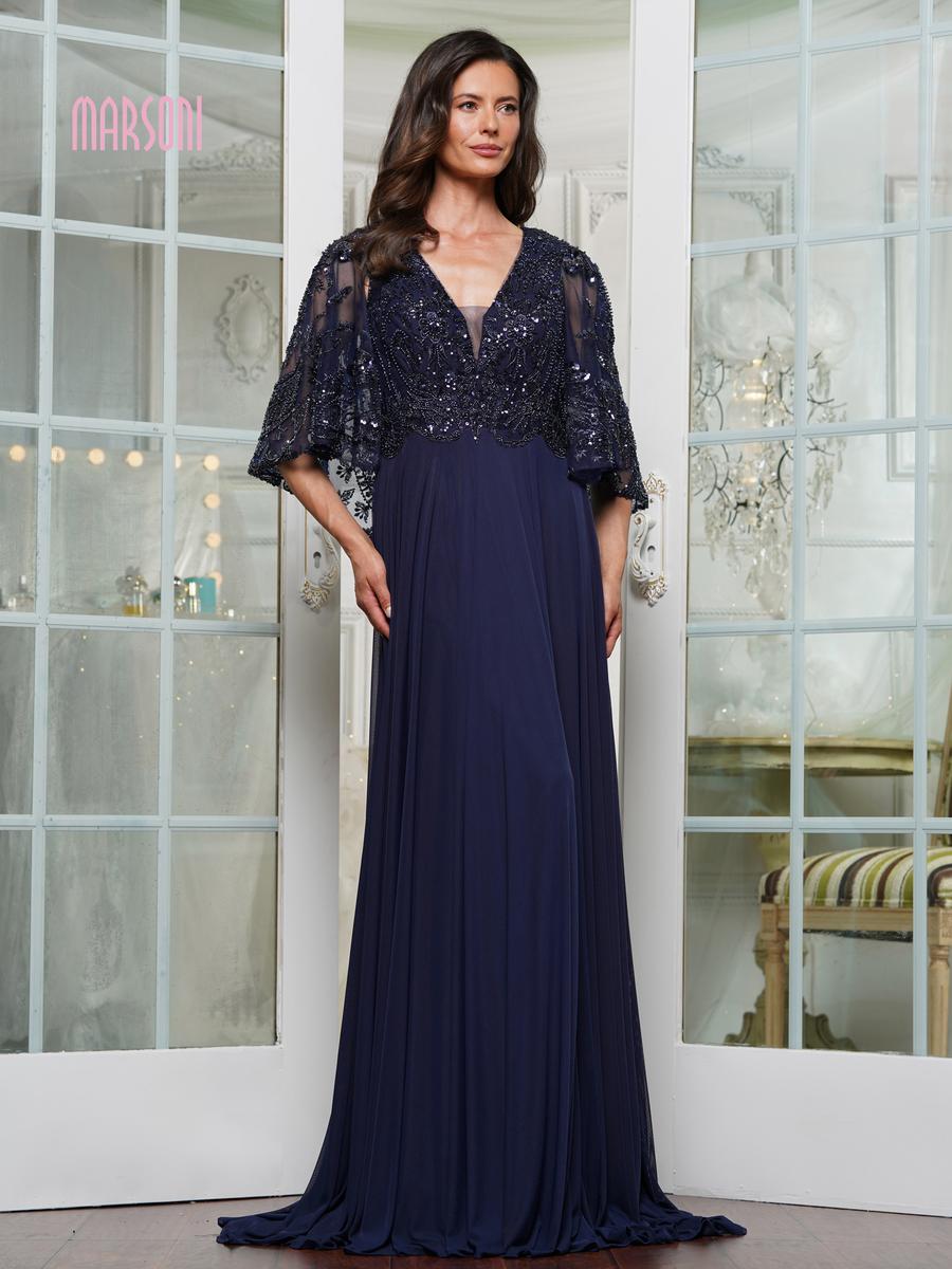 Marsoni by Colors Dress MV1302 - Navy