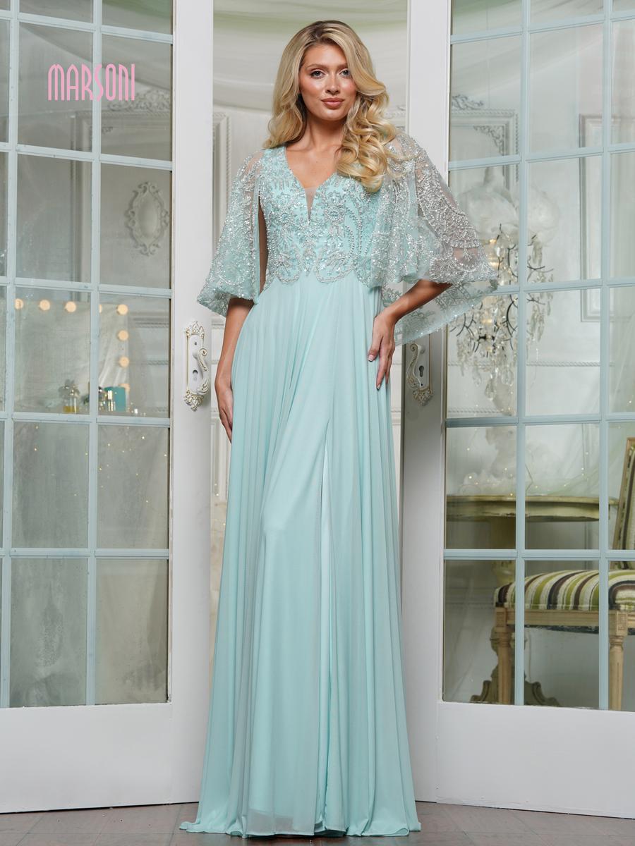 Marsoni by Colors Dress MV1302 - Seafoam