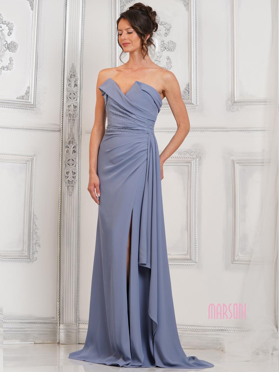 Marsoni by Colors Dress MV1304 - Slate Blue
