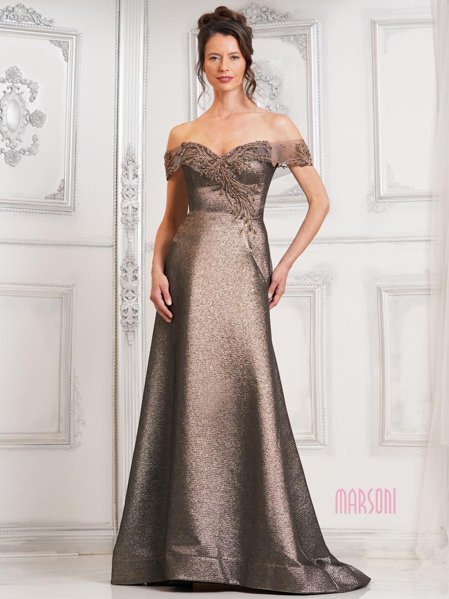 Marsoni by Colors Dress MV1305 - Bronze