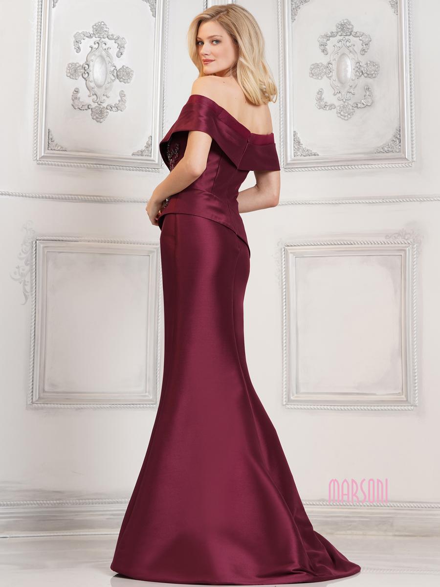 Marsoni by Colors Dress MV1312 - Burgundy