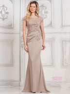Marsoni by Colors Dress MV1317 - Taupe