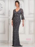 Marsoni by Colors Dress MV1320 - Charcoal