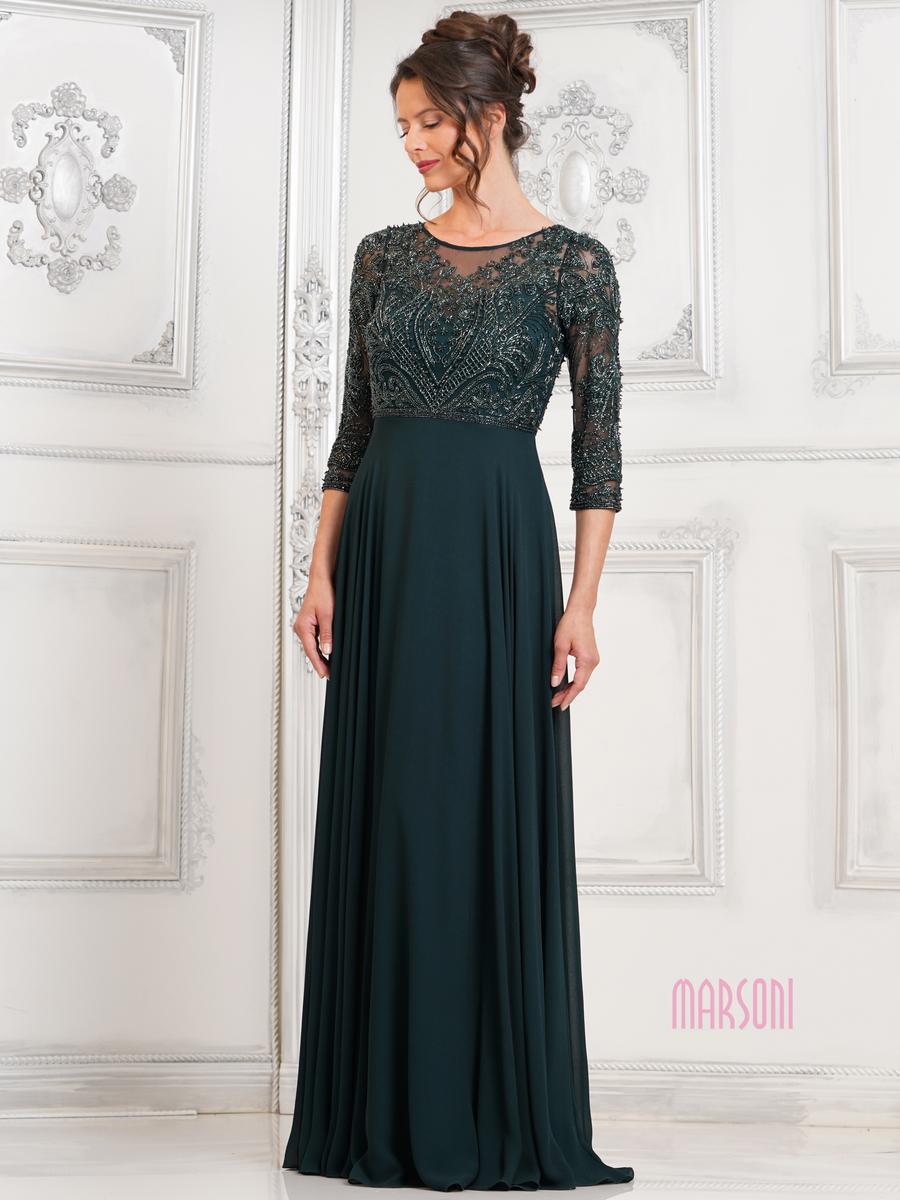 Marsoni by Colors Dress MV1322 - Deep Green