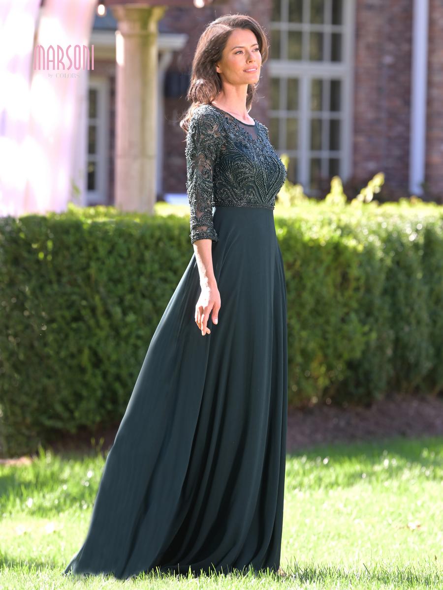 Marsoni by Colors Dress MV1322 - Deep Green