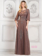 Marsoni by Colors Dress MV1323 - Dark Taupe