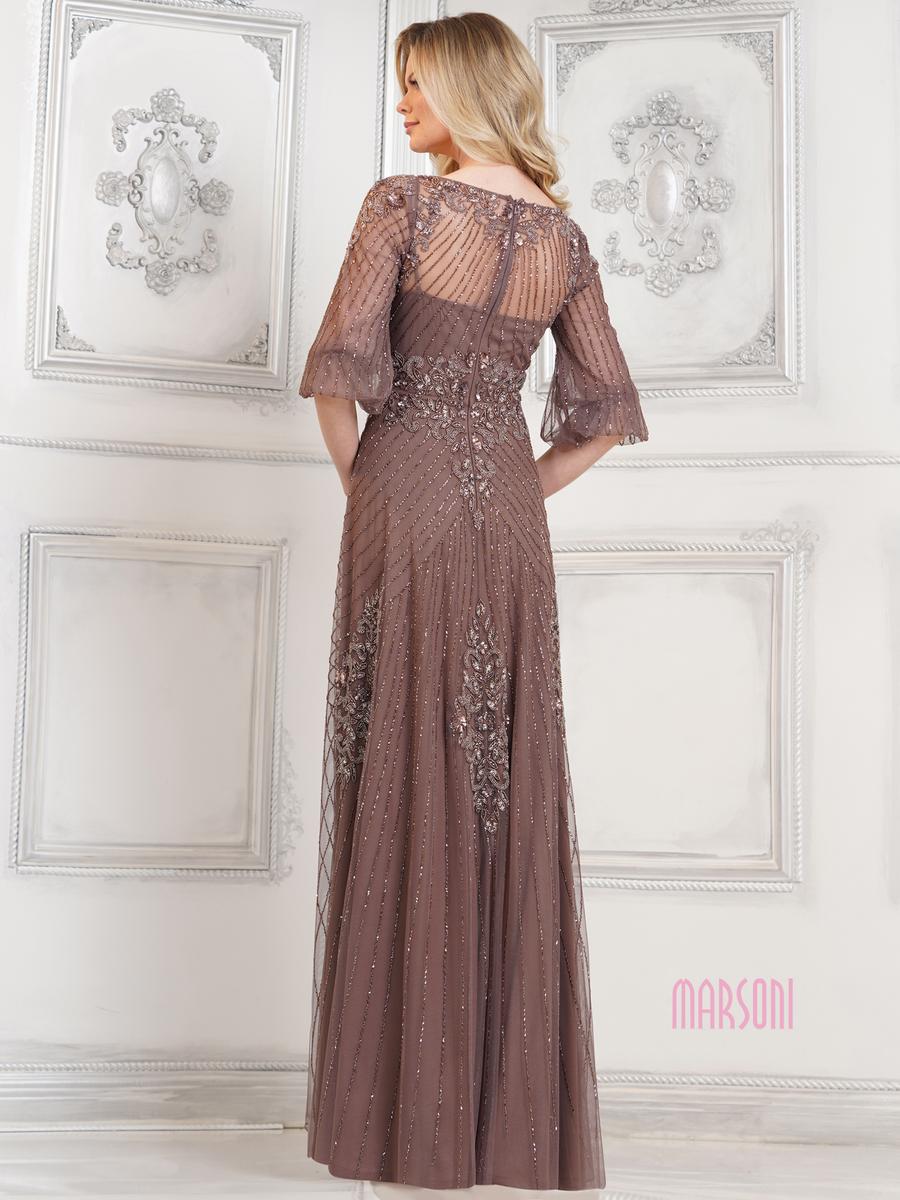 Marsoni by Colors Dress MV1323 - Dark Taupe
