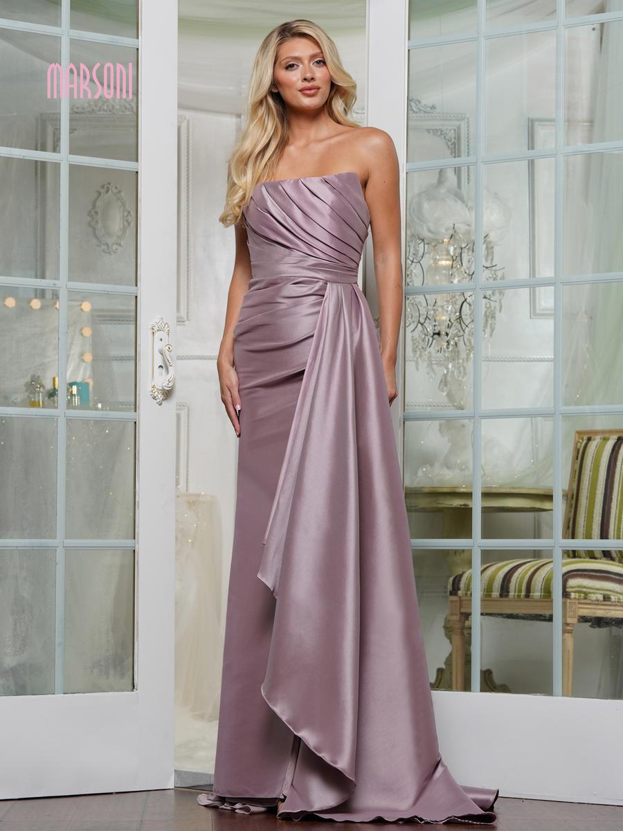 Marsoni by Colors Dress MV1326 - Dusty Rose