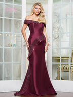 Marsoni by Colors Dress MV1332 - Wine