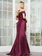 Marsoni by Colors Dress MV1332 - Wine