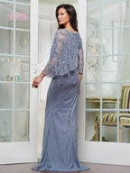 Marsoni by Colors Dress MV1343 - Slate Blue