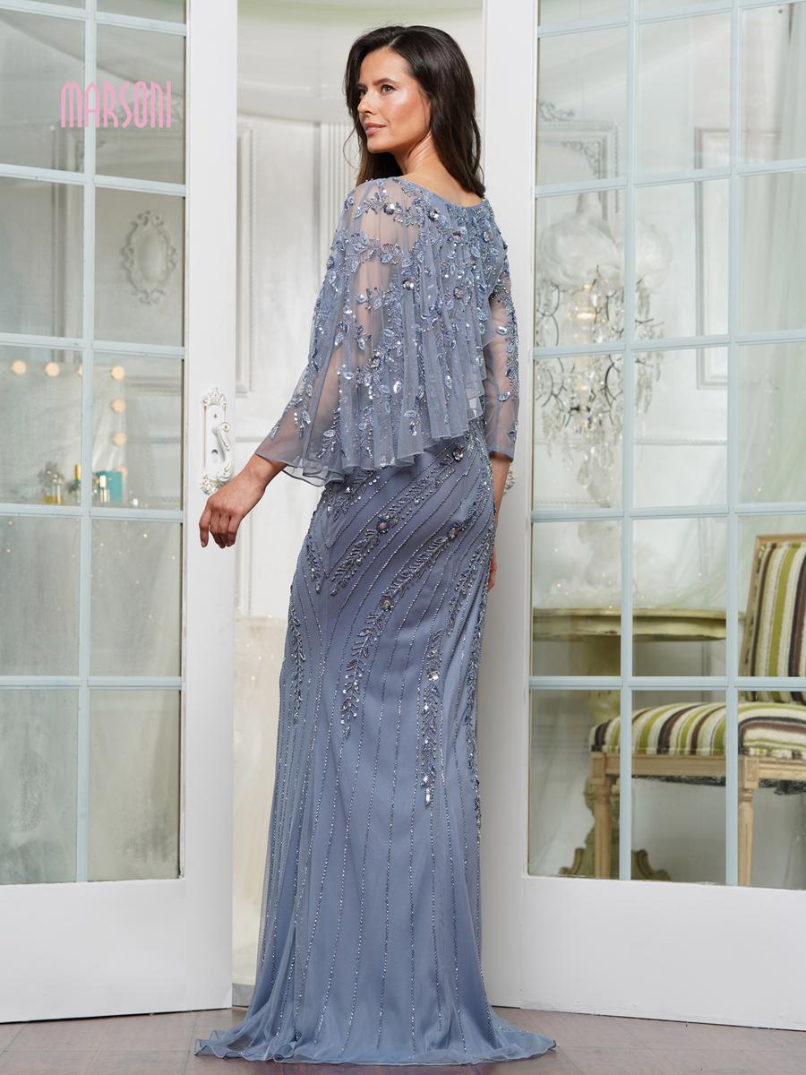 Marsoni by Colors Dress MV1343 - Slate Blue