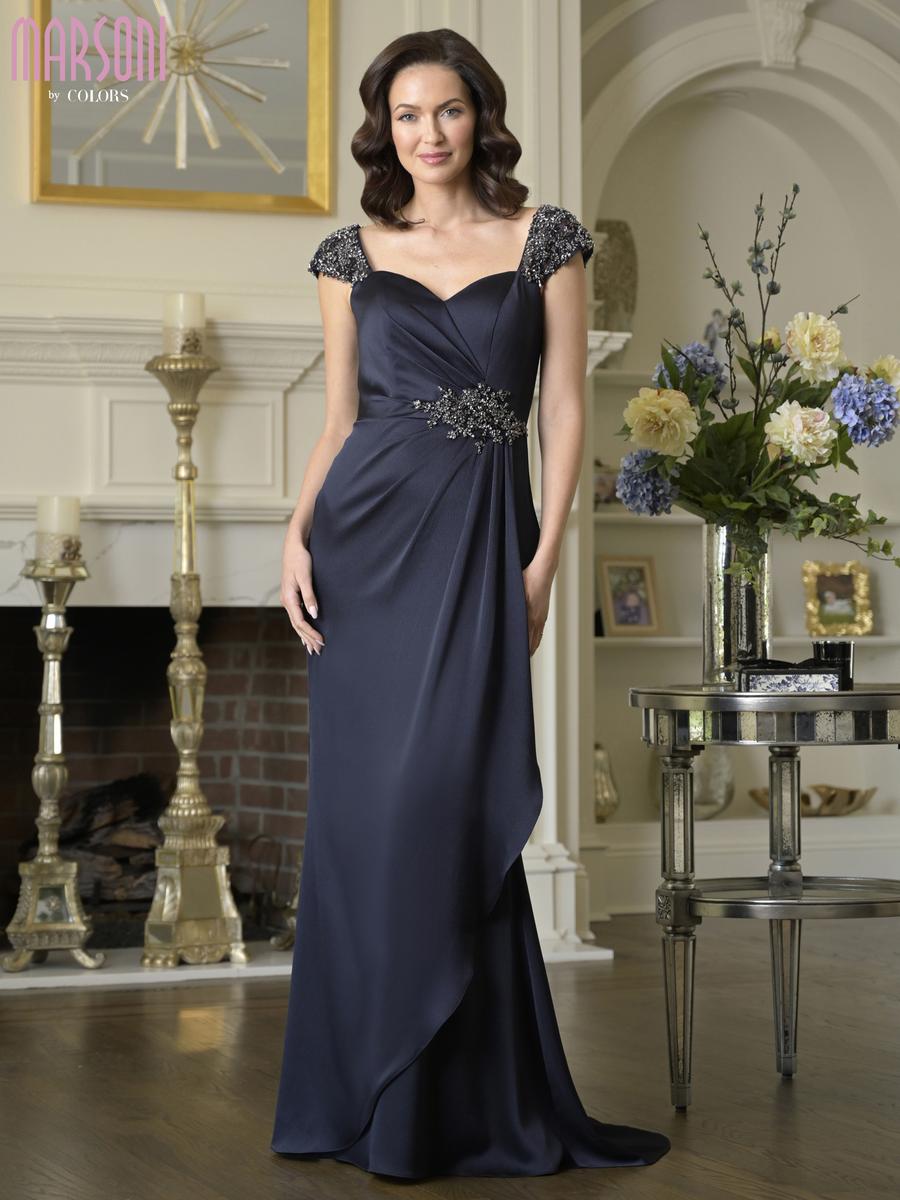 Marsoni by Colors Dress MV1377 - Navy