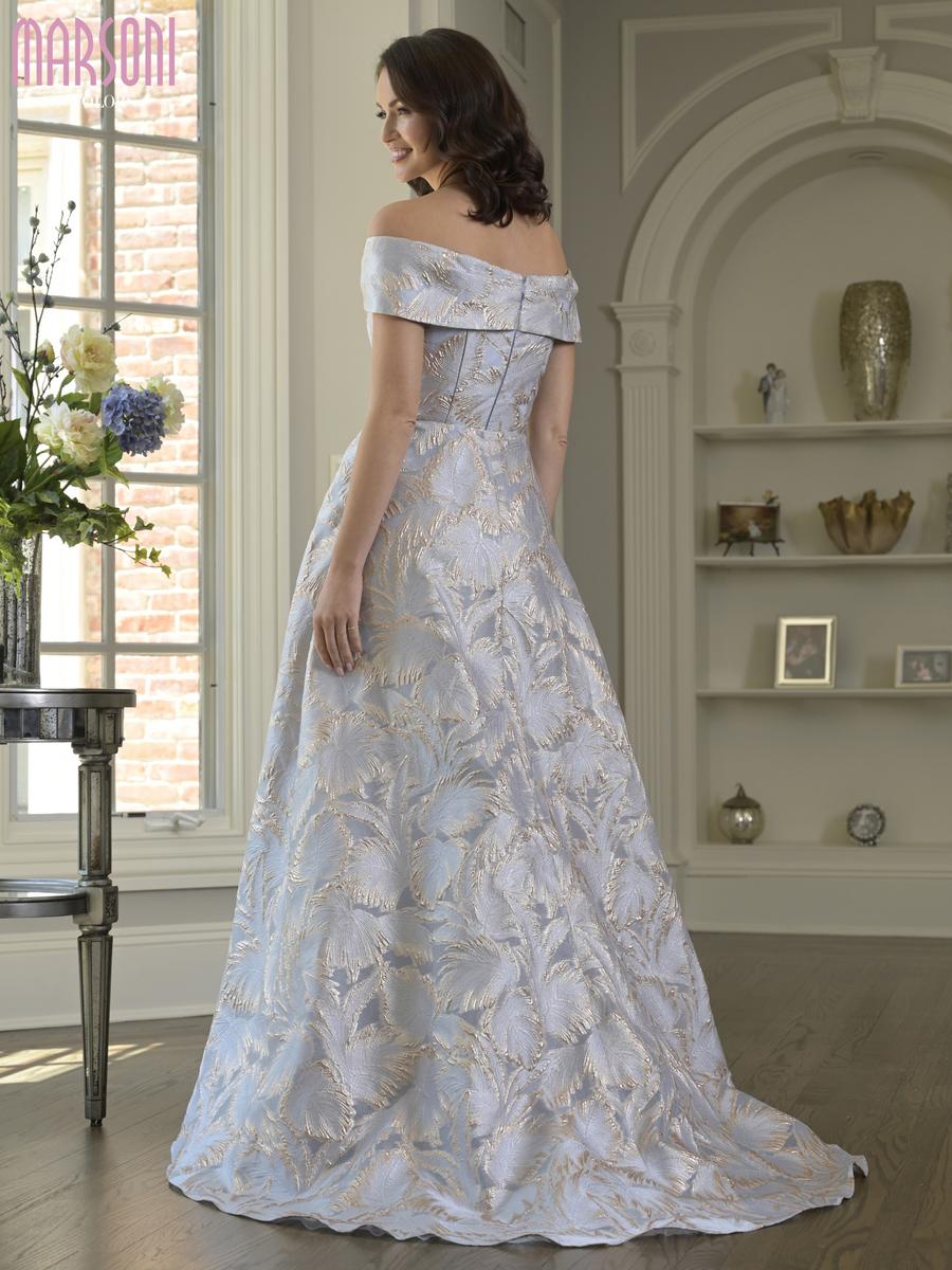 Marsoni by Colors Dress MV1382 - Gold Blue