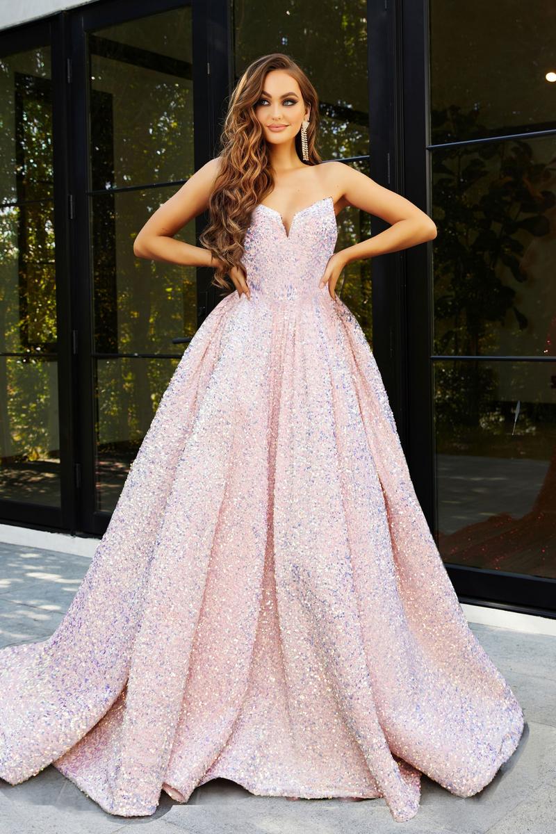 Portia and Scarlett Ball Gowns PS21208B - Blush