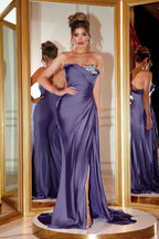 Portia and Scarlett Evening Dress PS21218 - Charcoal