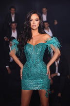 Portia and Scarlett Cocktail PS23147 - Emerald