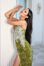 Portia and Scarlett Prom Dress PS23645 - Emerald